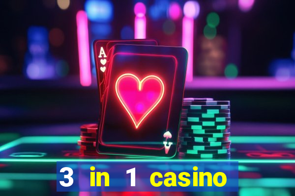 3 in 1 casino game set