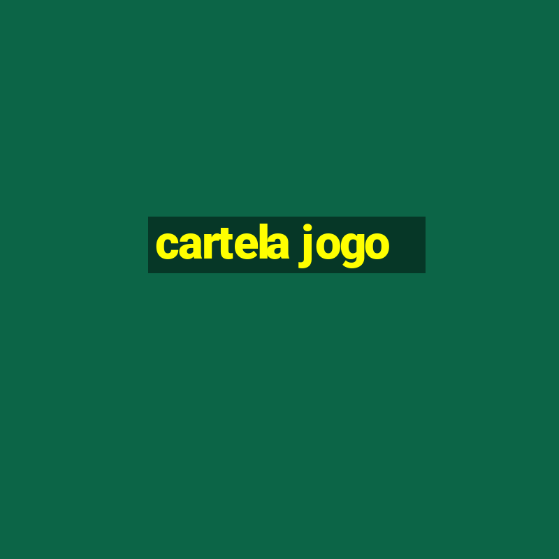 cartela jogo