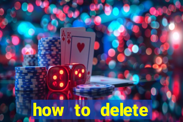 how to delete account in bingo plus