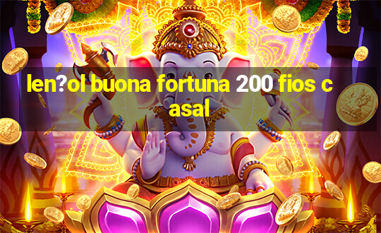 len?ol buona fortuna 200 fios casal