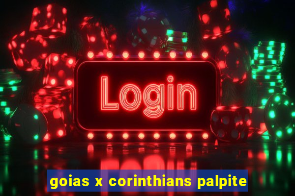 goias x corinthians palpite