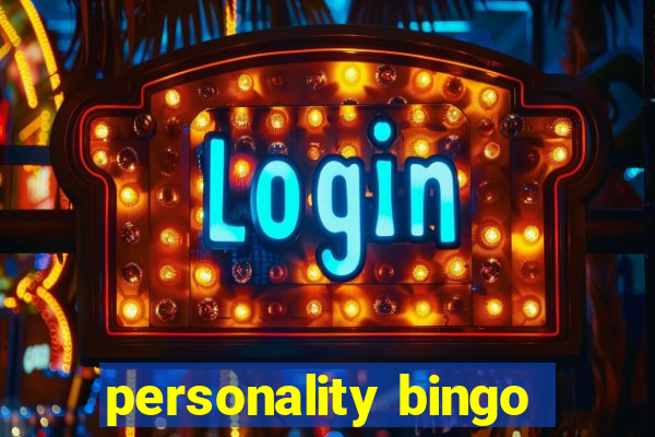 personality bingo