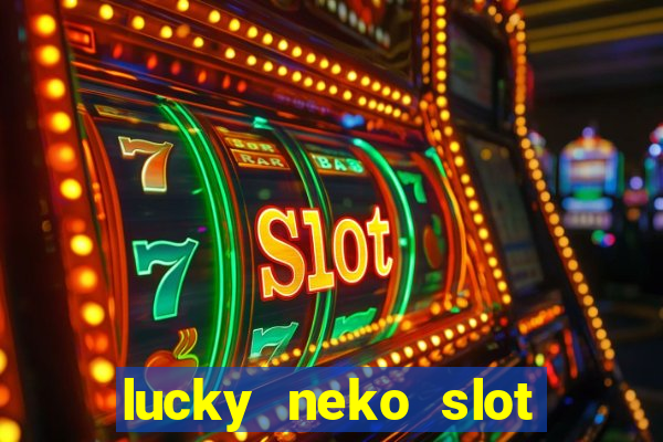 lucky neko slot logo png