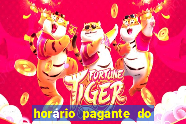 horário pagante do fortune tiger