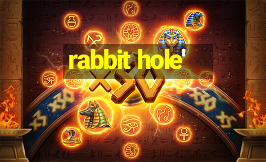 rabbit hole'