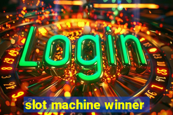 slot machine winner