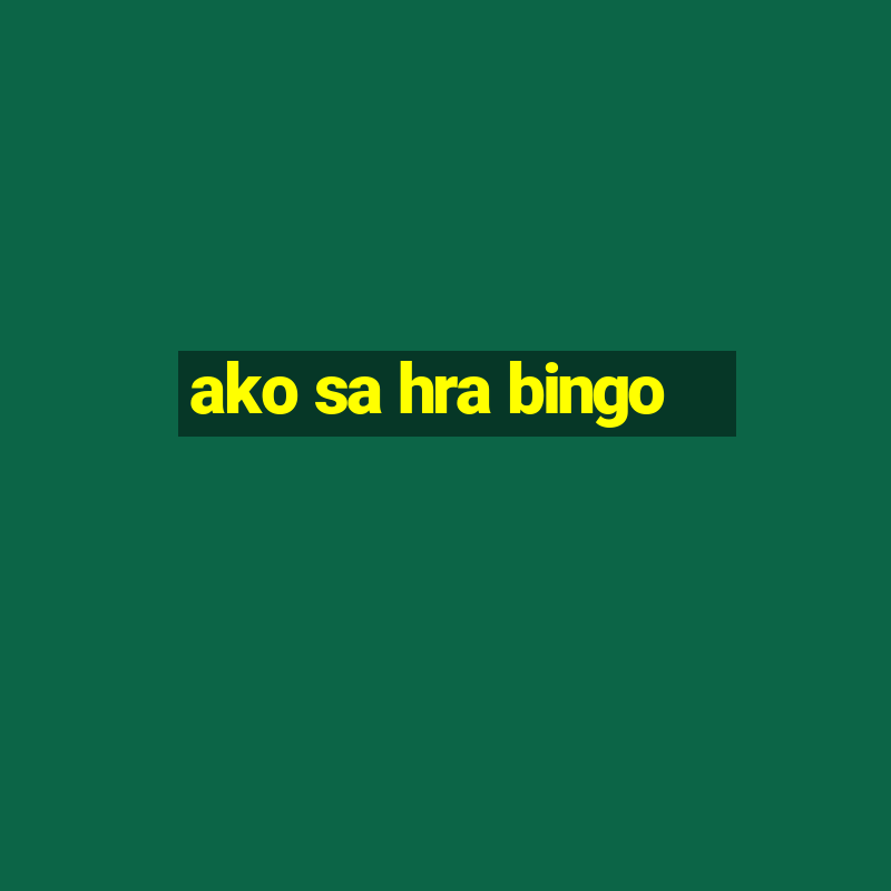 ako sa hra bingo