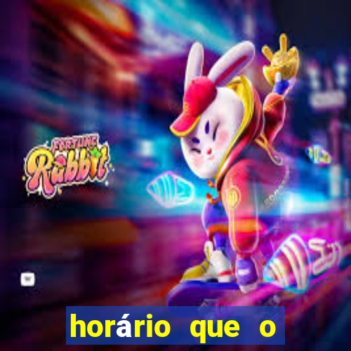 horário que o fortune mouse paga