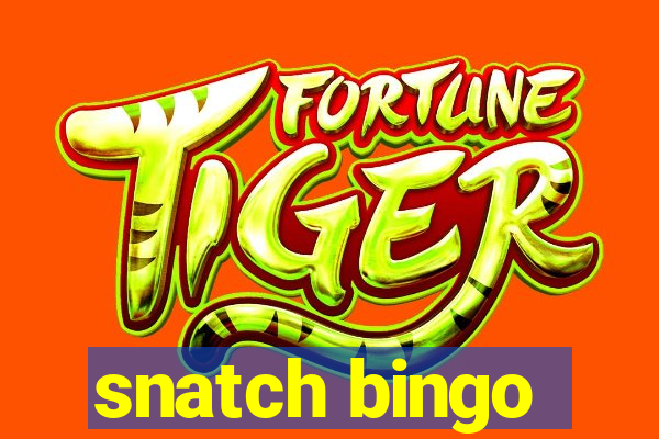 snatch bingo