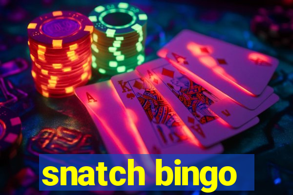 snatch bingo