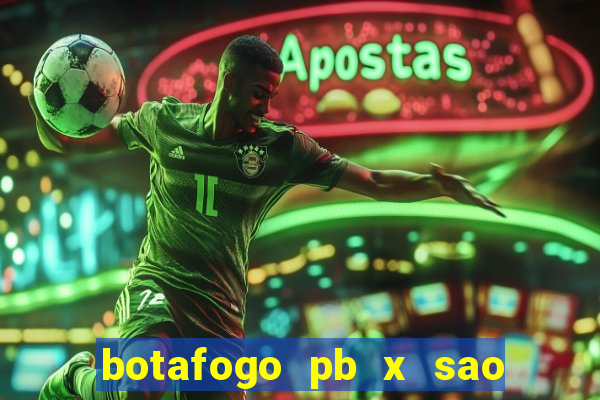 botafogo pb x sao jose palpite