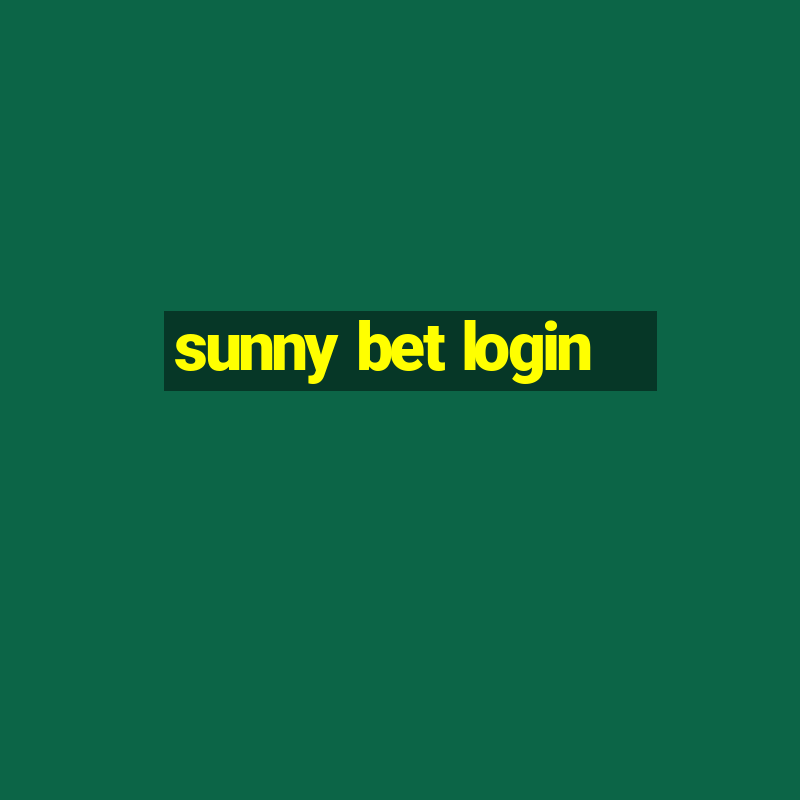 sunny bet login