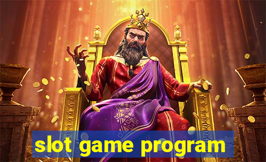 slot game program