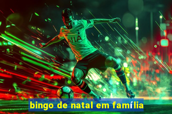 bingo de natal em família