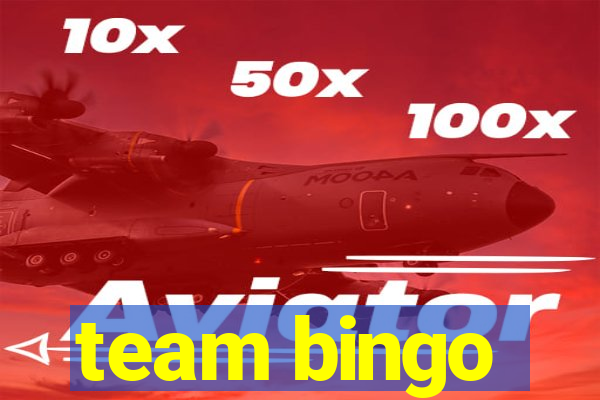 team bingo