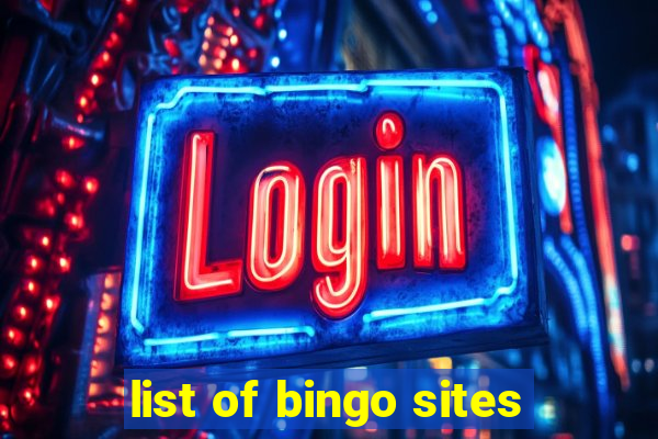 list of bingo sites