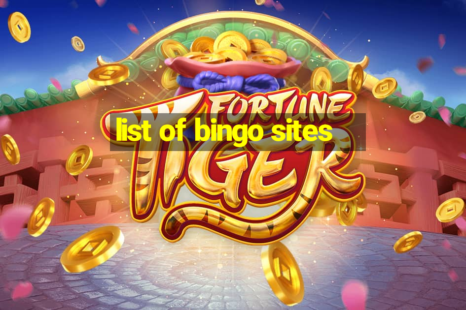 list of bingo sites