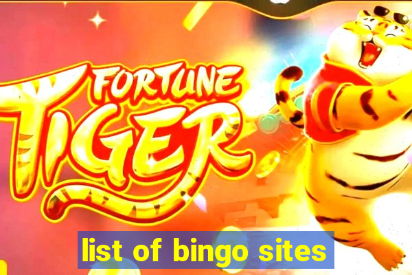 list of bingo sites