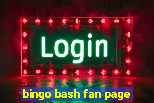 bingo bash fan page