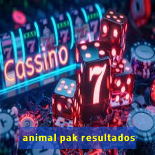 animal pak resultados