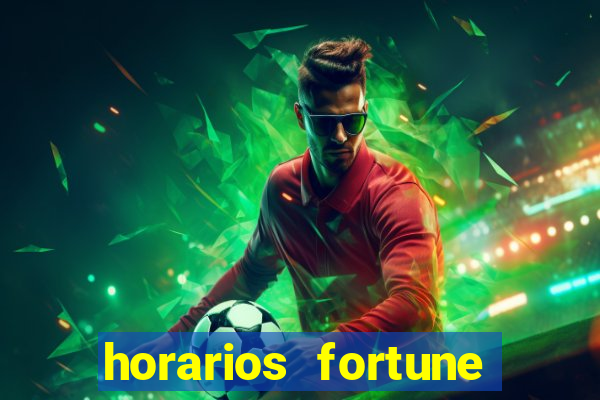 horarios fortune tiger hoje