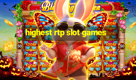 highest rtp slot games