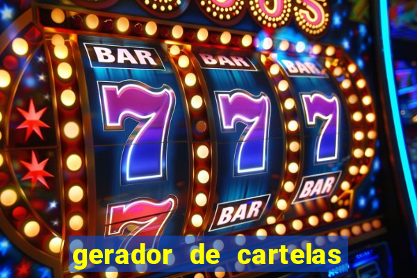 gerador de cartelas de bingo 1 a 99