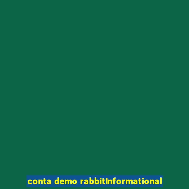 conta demo rabbitInformational