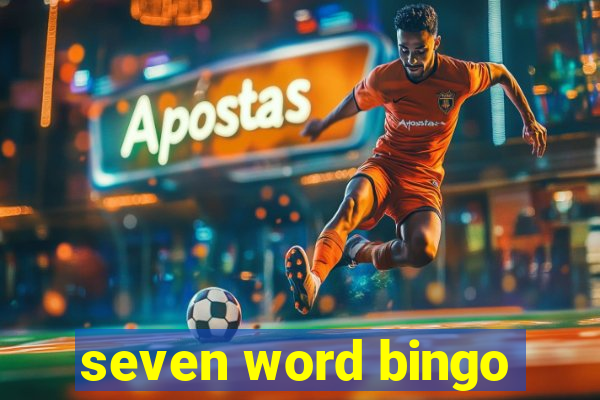 seven word bingo