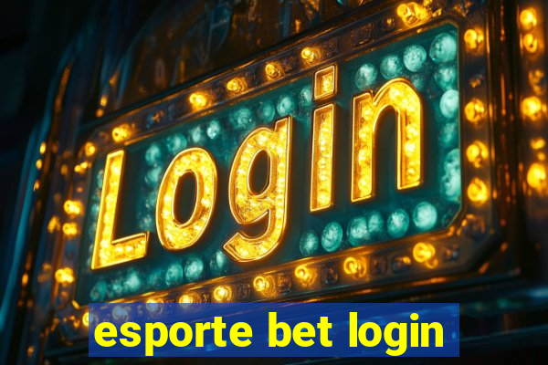 esporte bet login