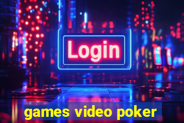 games video poker