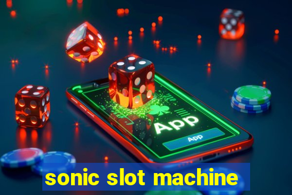 sonic slot machine