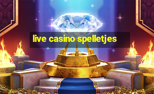 live casino spelletjes