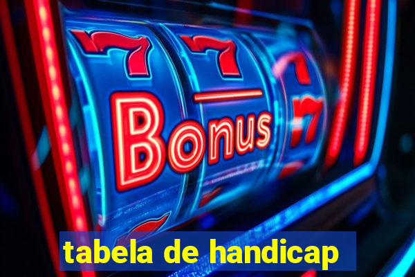 tabela de handicap