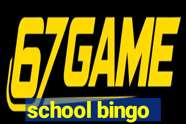 school bingo