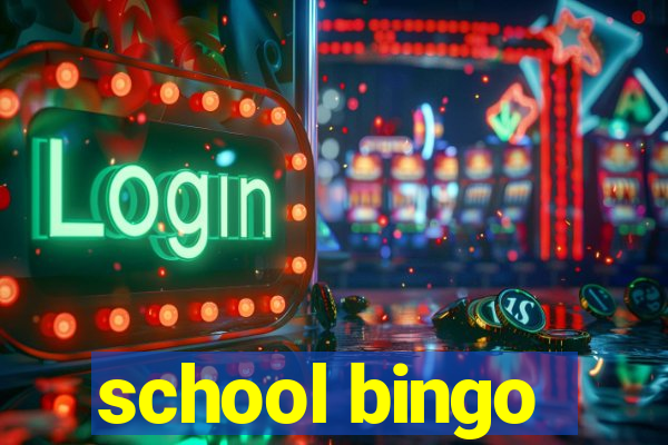 school bingo