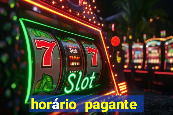 horário pagante fortune tiger