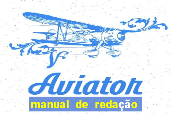 manual de redação folha de são paulo pdf