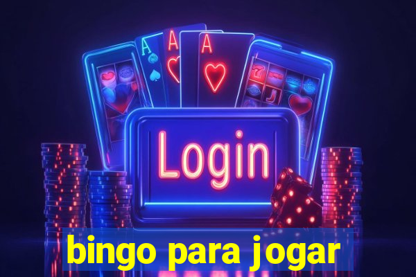 bingo para jogar