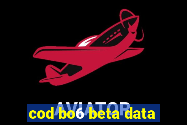 cod bo6 beta data