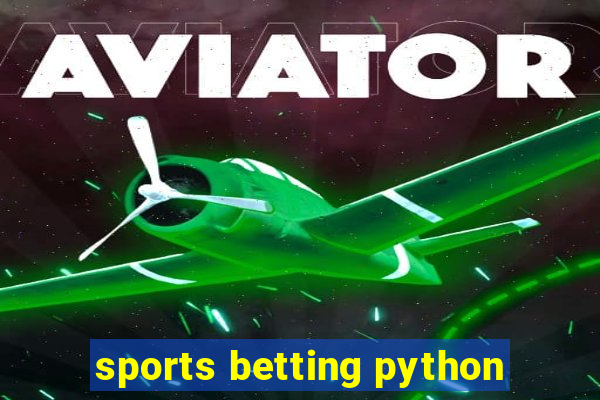 sports betting python