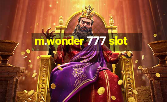 m.wonder 777 slot