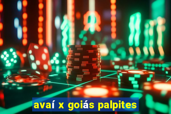 avaí x goiás palpites