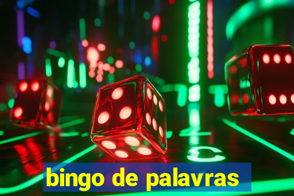 bingo de palavras