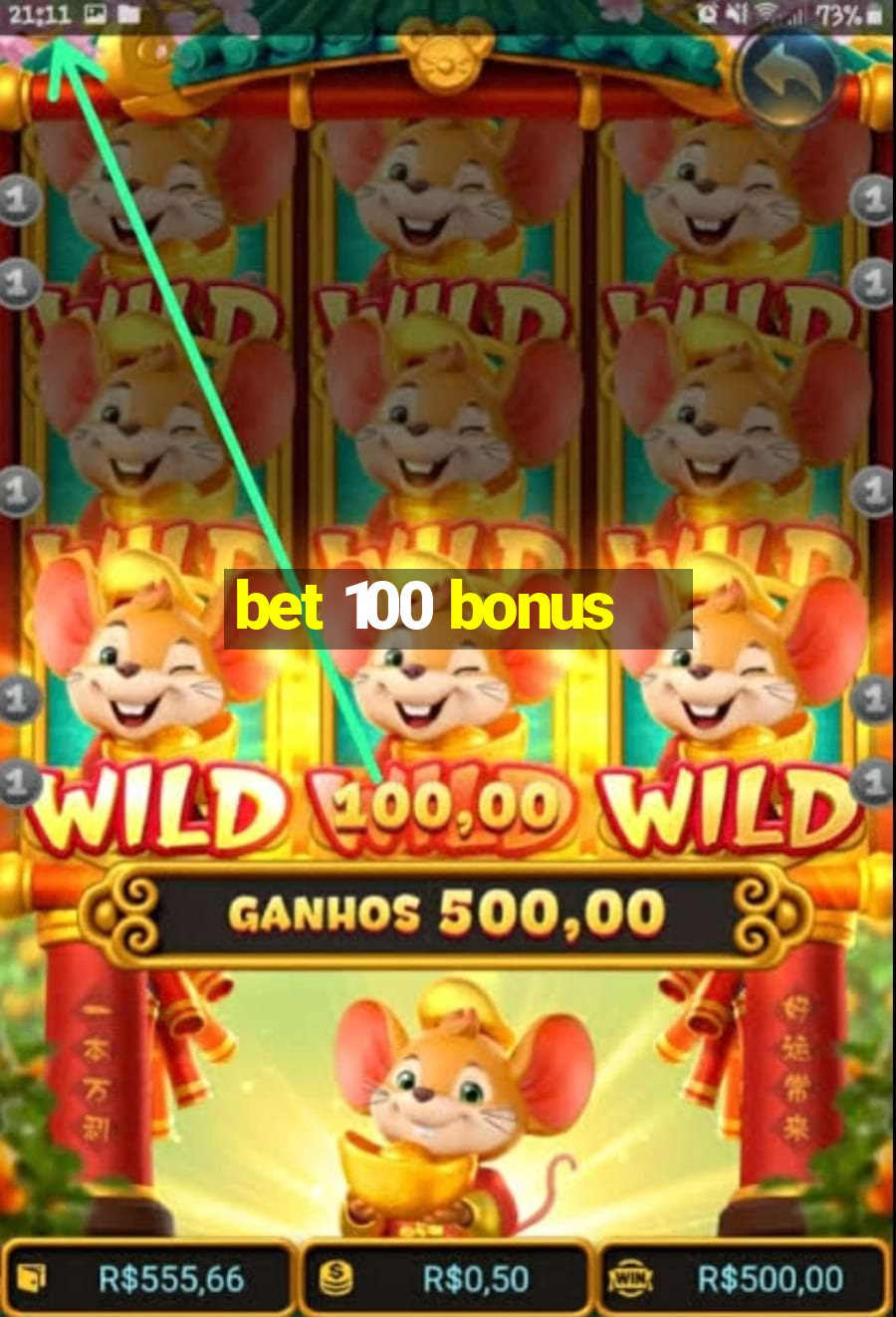 bet 100 bonus