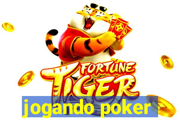 jogando poker