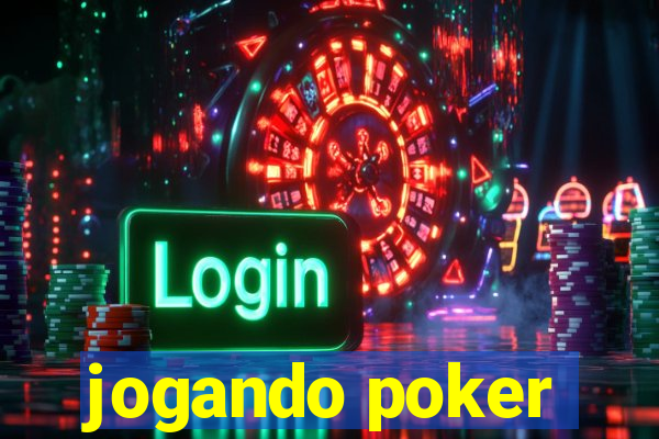 jogando poker