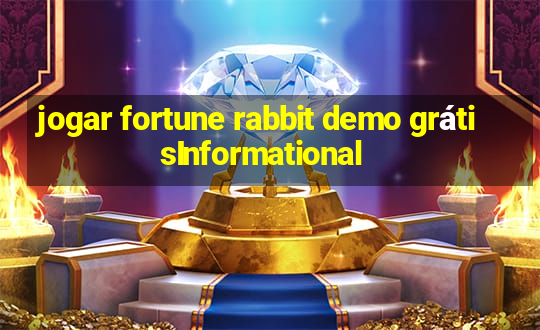 jogar fortune rabbit demo grátisInformational