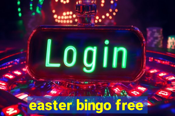 easter bingo free