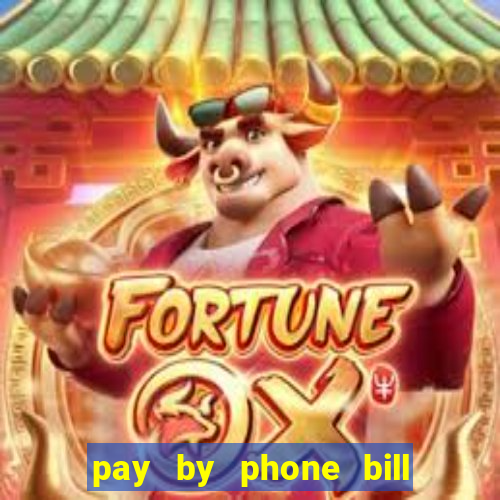 pay by phone bill bingo uk